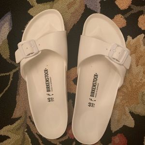 Birkenstock MADRID sandals in white EVA, like new.